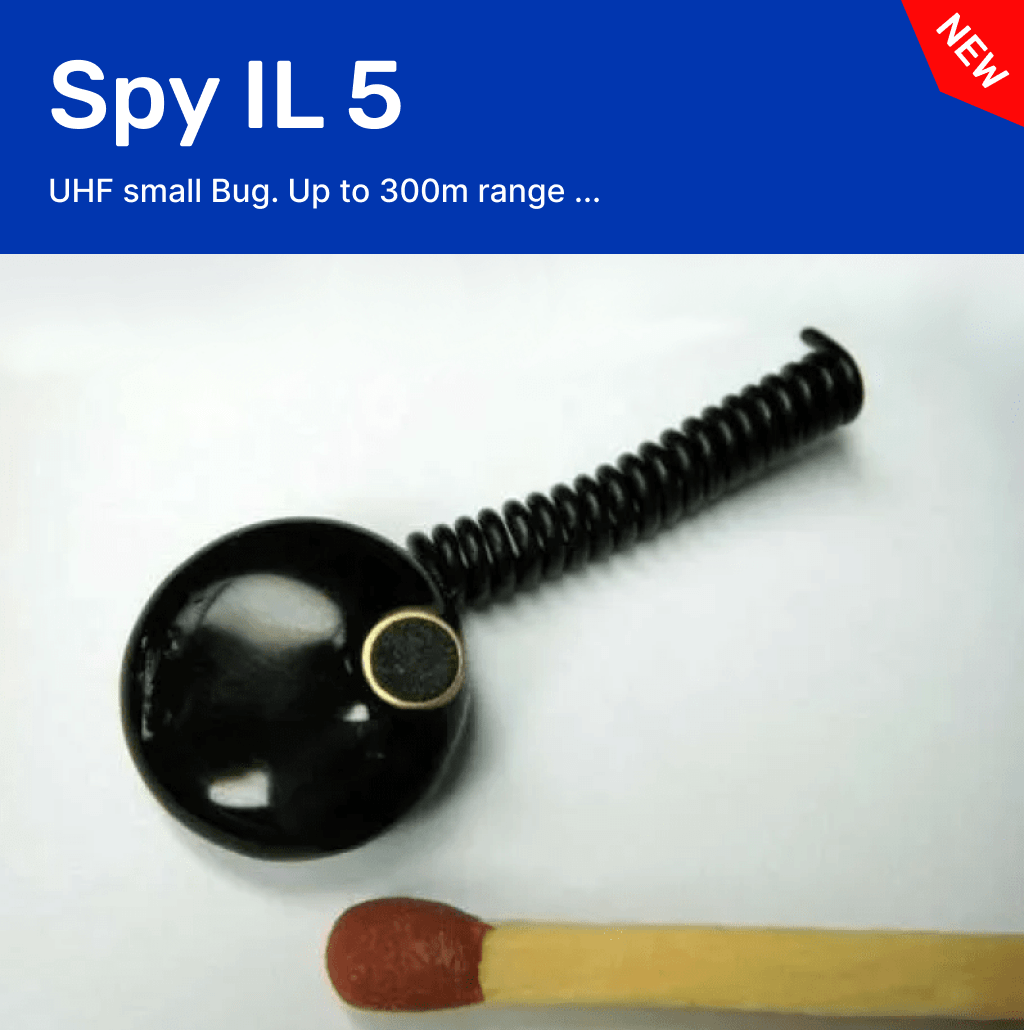 Experience Unmatched Surveillance with the UHF Small Bug (Spy-IL5)