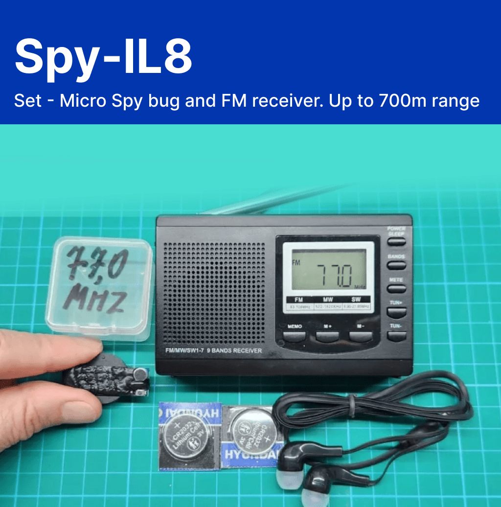 How to Use the Micro Spy Bug and FM Receiver Set in Modern Life (spy-IL8)