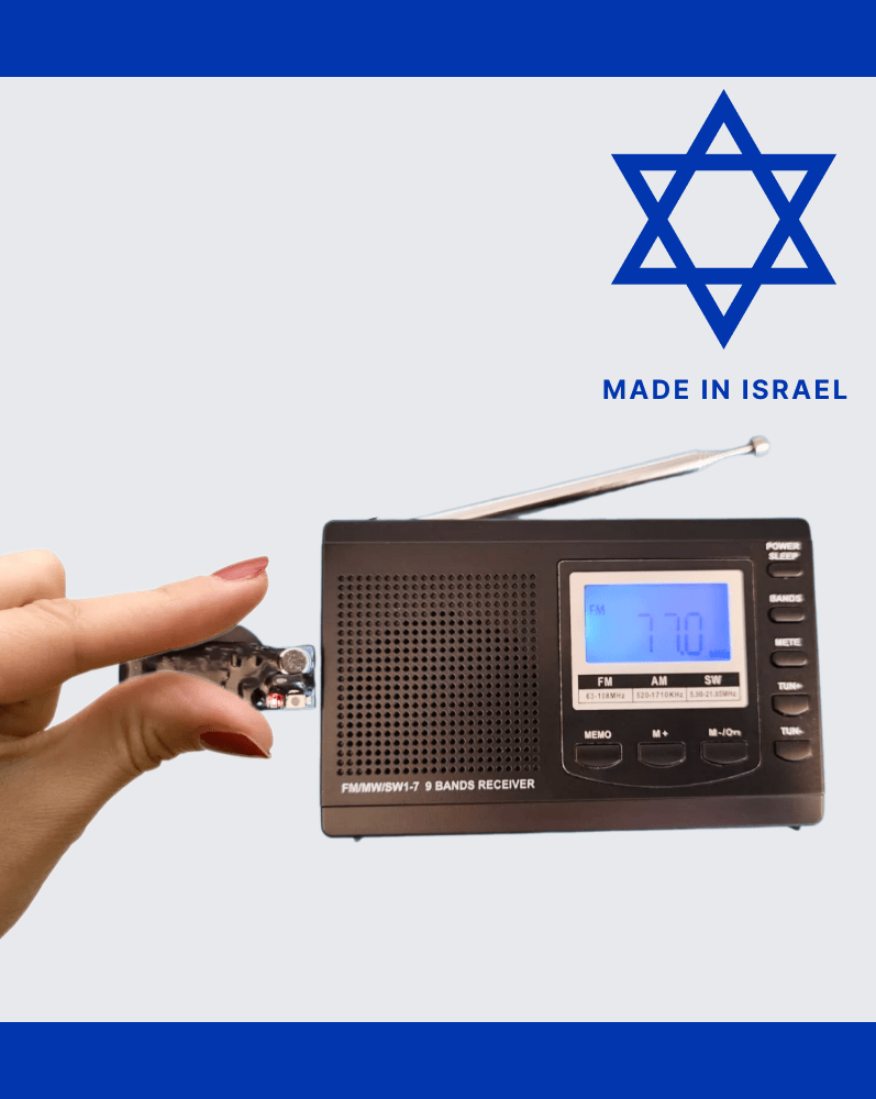 SET – Micro Spy Bug Operating Outside FM Broadcast Band + High-Sensitivity FM Receiver (Up to 700m) | Spy-IL8
